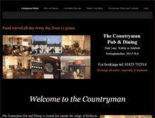 Tablet Screenshot of countrymanpub.com